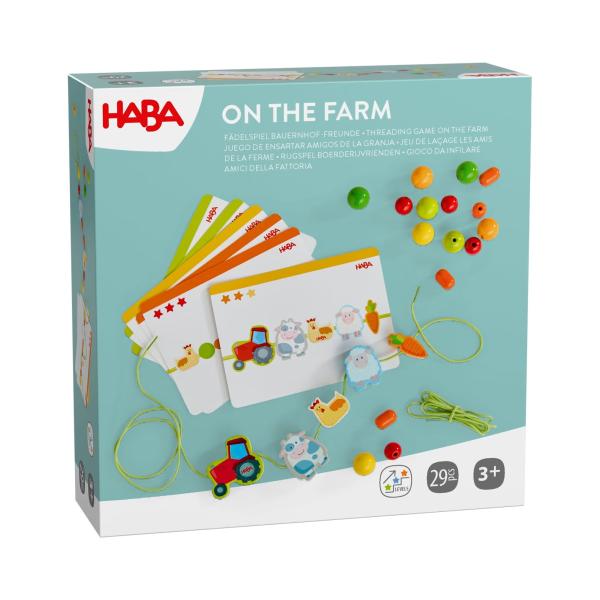 Haba Predlohová navliekacia hra Farma