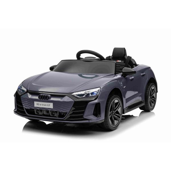 Elektrické autíčko Audi RS E-tron GT 12V, šedé, široké jednomístné sedadlo, 2,4 GHz dálk (obrázek 7)