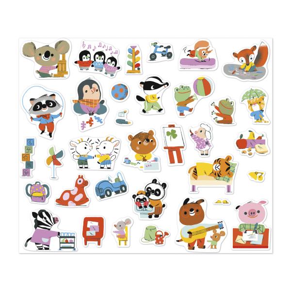 Janod Stickers Samolepky Školka 200 ks od 3 let (obrázek 4)