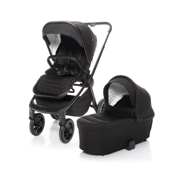 Kočárkový vozík Move Cross 2 + korba XL + adaptér, All Black
