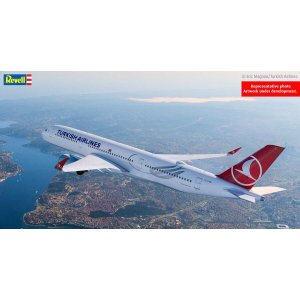 Plastic ModelKit letadlo 03773 – Airbus A350-900 „Turkish Airlines“ (1:144)