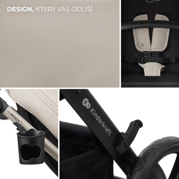 KINDERKRAFT Kočík kombinovaný Moov 2 Air 3v1 Moonlight Grey (obrázek 6)