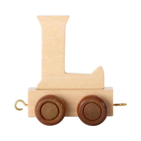 Bino Vagónek-L-hnědé kolečka