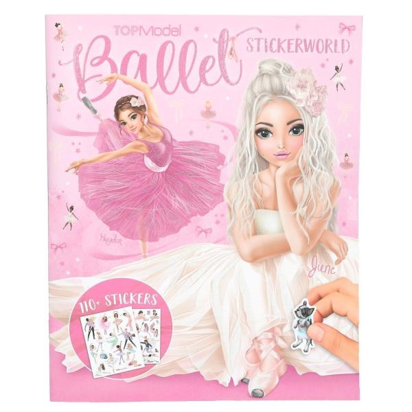 Top model Kreativní zápisník s nálepkami Top Model Ballet, Hayden & June