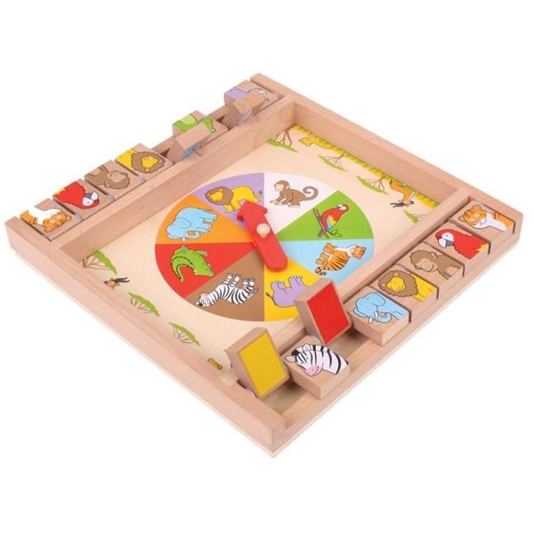 Bigjigs Toys Ruleta so zvieratkami