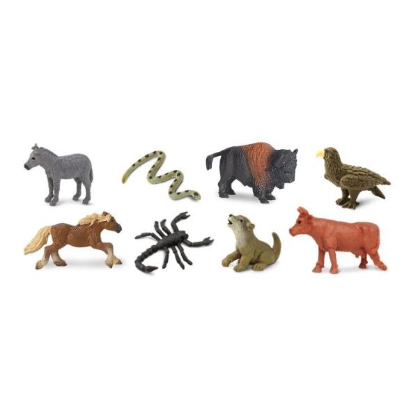 Safari® Fun pack Zvířata Divokého západu 8 figurek