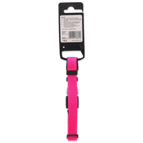 Obojek Active Dog Premium S růžový 1,5×27-37cm