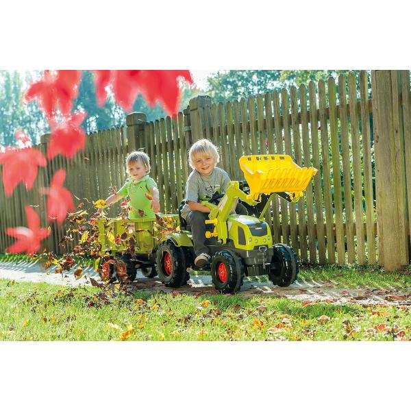 Rollytoys Šlapací traktor Farmtrac Claas Axos s předním nakladačem (obrázek 5)