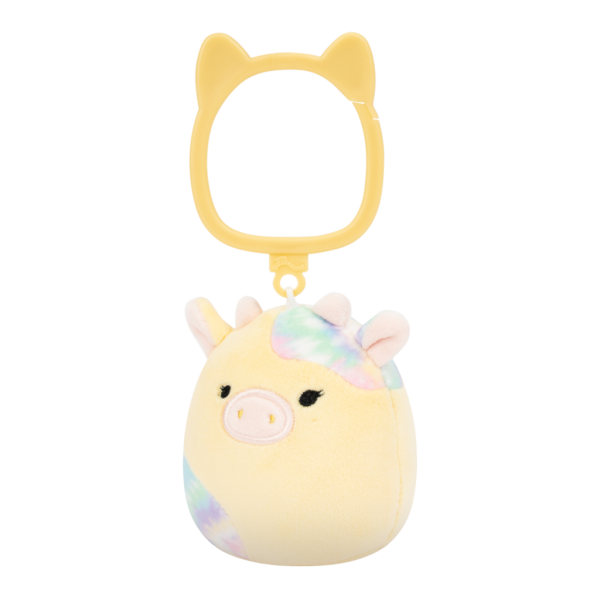 SQUISHMALLOWS Klíčenka Žlutá kravička – Rina