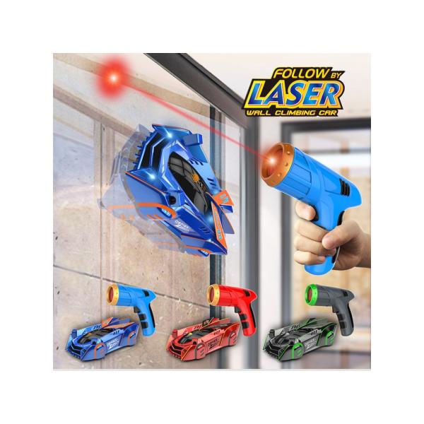 ROCK BUGGY Auto antigravitační RC s laserem 15 cm červené