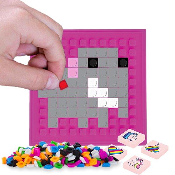 PIXIE CREW mozaikový panel fuchsiový čtverec