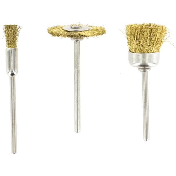 Rotacraft stopkový drôtený kotúč mosadzný (sada 3ks)