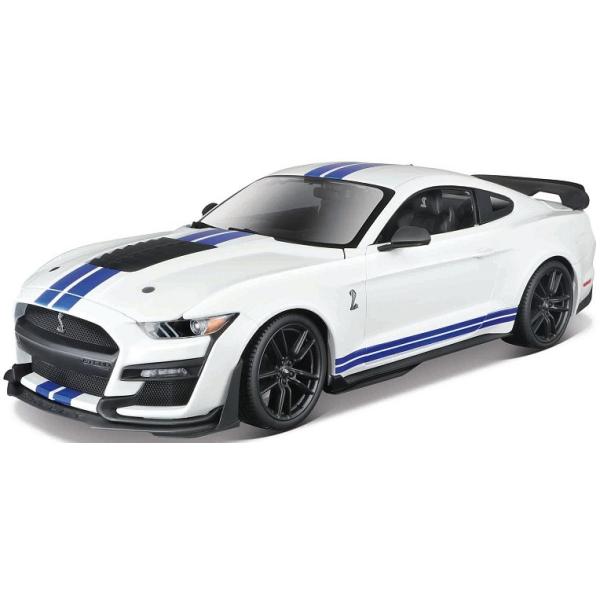 Maisto - 2020 Mustang Shelby GT500, bílý, 1:18