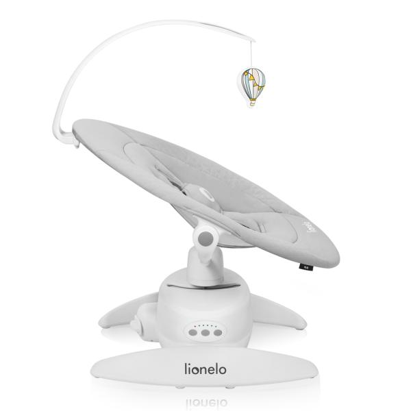 LIONELO Dětské lehátko Iris Grey Concrete, 0m+