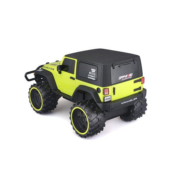 Maisto RC – 1:16 Jeep Wrangler Rubicon Off-Road RC, žlutý