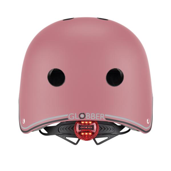Globber dětská helma Primo Lights XS/S ( 48-53CM ) Deep Pastel Pink (obrázek 6)