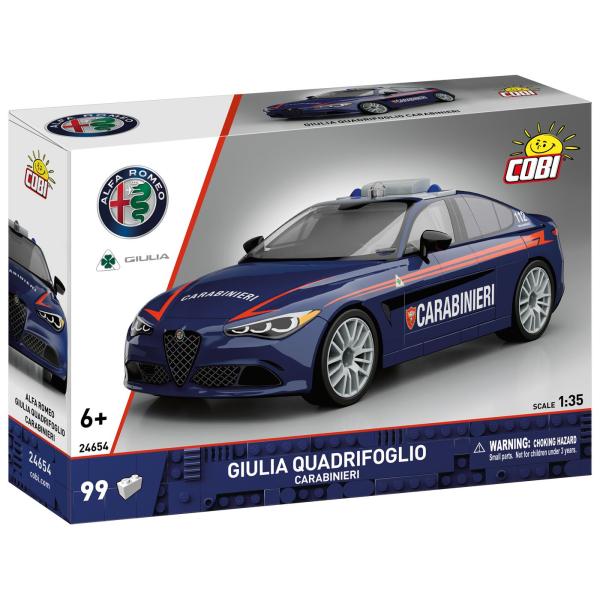 Cobi 24654 Alfa Romeo Giulia Quadrifoglio Carabinieri, 1:35, 99 k