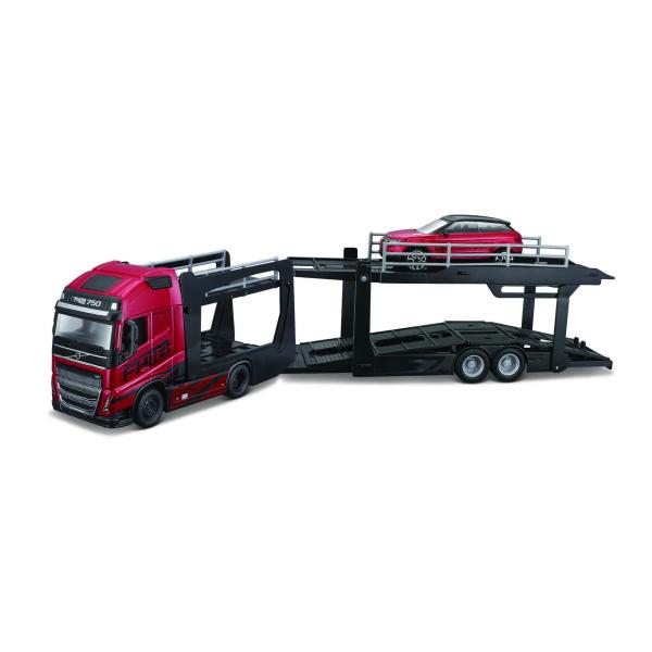 Bburago 1:43 STR FIRE Multicar Carrier - Volvo FH16 con Land Rover LRX Concept