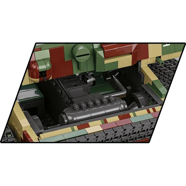 Cobi Panzerkampfwagen VI TIGER pozdní verze 2v1, 1:12, 8000 k, EXKLUZIVNÍ EDICE (obrázek 6)