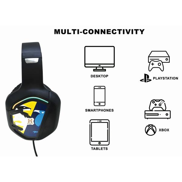 Lexibook Herní drátová sluchátka s mikrofonem Harry Potter