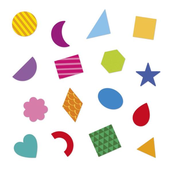 Janod Stickers Samolepky Geometrické tvary 300 ks (obrázek 6)