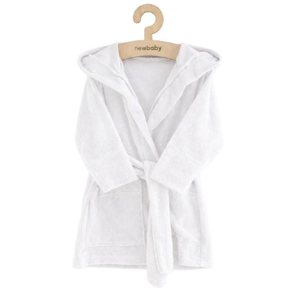Detský froté župan New Baby white 80/86