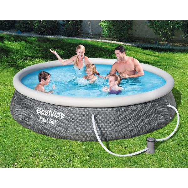 Bestway Bazén Fast Set 396 x 84 cm s filtrací