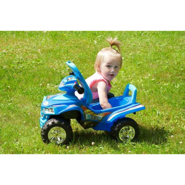 Dětské odrážedlo se zvukem Čtyřkolka Baby Mix modrá (obrázek 3)