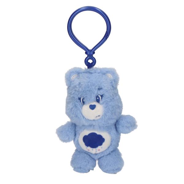 CARE BEARS Modrý klíčenka plyš 12cm