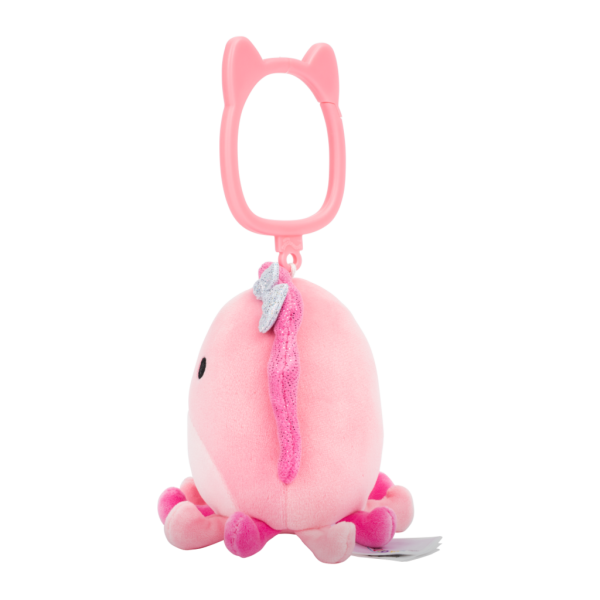 SQUISHMALLOWS Klíčenka Růžová sépie - Auggie (obrázek 3)