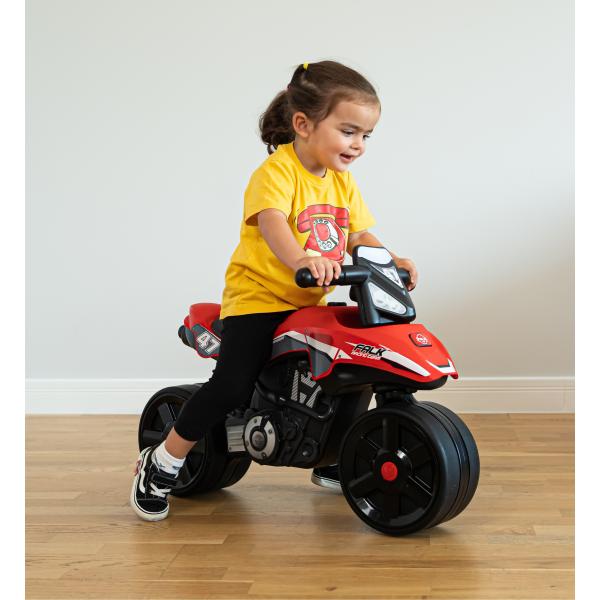 Falk Racing Team Ride-on Moto – Červená (obrázek 4)