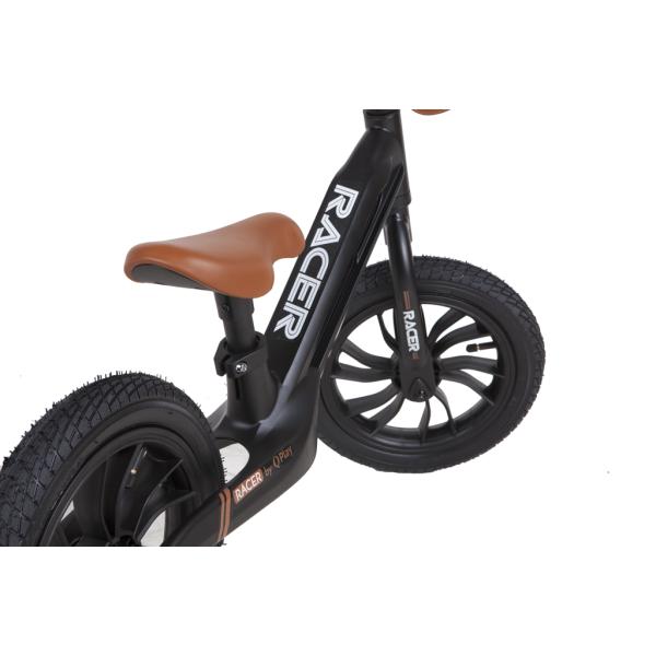 QPLAY Odrážadlo Racer air (Titanium) Čierna/ Hnedá, vek 3 - 6 rokov, do 30 kg (obrázek 6)