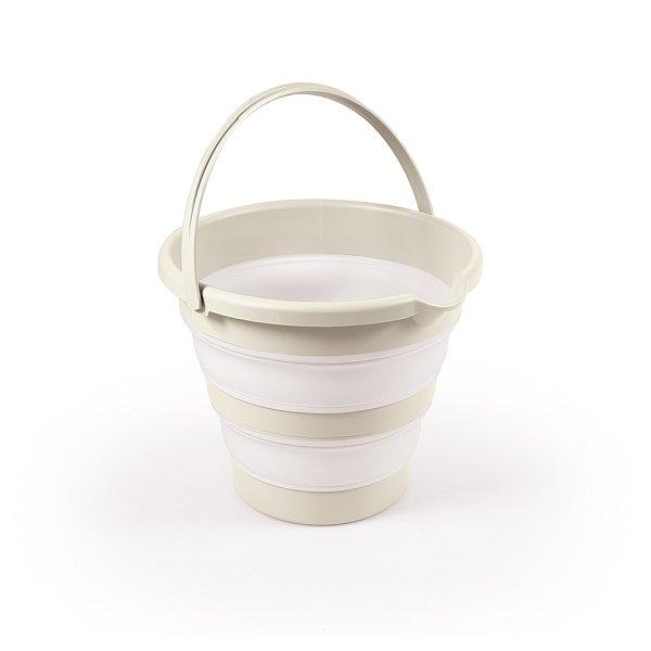 Dolu Skládací kyblík, béžová, 31,5x40,5x31,5 cm