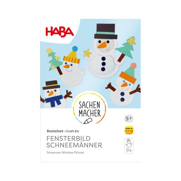 Haba Kreatívna sada Okenný obrázok Snehuliak