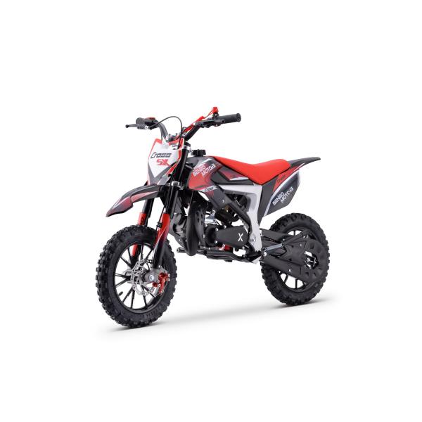 Benzínová motorka pro děti Beneo Motors CROSS SX červená - 50cm3