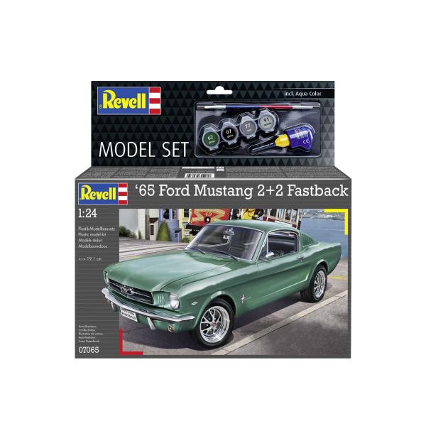 ModelSet auto 67065 - 1965 Ford Mustang 2+2 Fastback (1:24) (obrázek 3)
