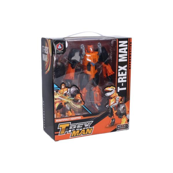 Dinorobot T-Rex žlutý 19 cm