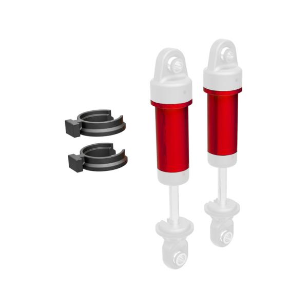 Traxxas telo tlmiča GTM hliníkové modro eloxované (2)