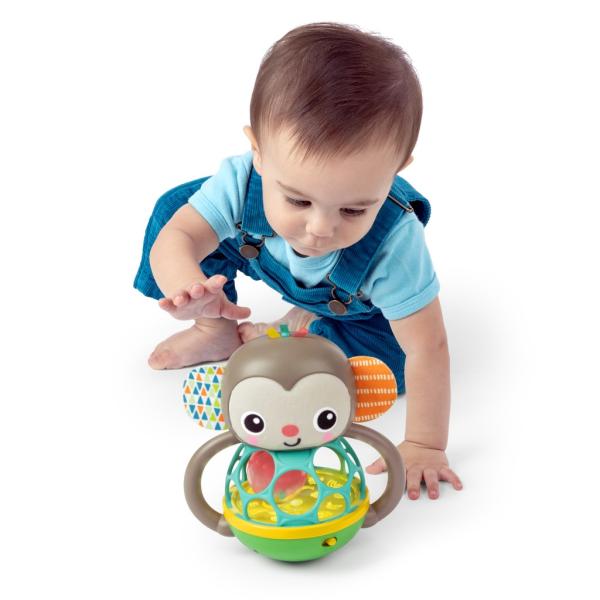 OBALL Hračka multisenzorická Grab & Giggle Monkey™ 6m+ (obrázek 3)