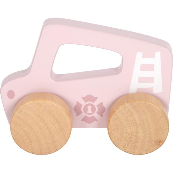 small foot Dřevěné auto na tlačení Růžové (obrázek 4)