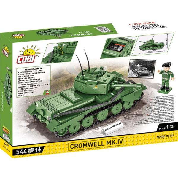 Cobi 2269 II WW Cromwell Mk. IV Hela, 1:35, 542k, 1f