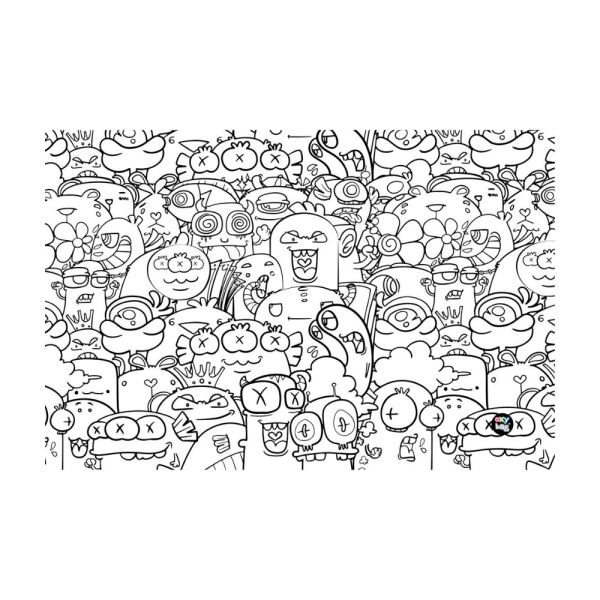 Podložka na stůl PP 60x40cm Příšerky