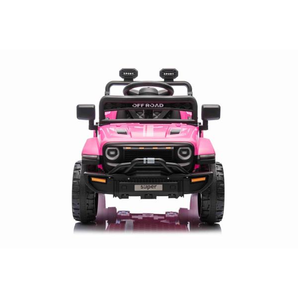 Elektrické autíčko OFFROAD NEW s pohonem zadních kol, růžové, Lithiová baterie (obrázek 7)