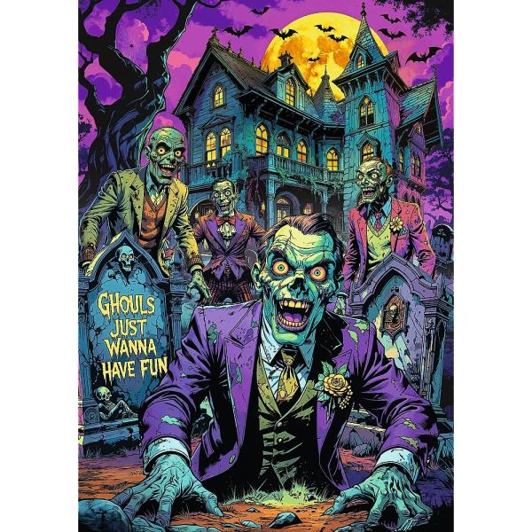 Trefl Puzzle Premium Plus Quality 1000 Hall of Horror: Zombie