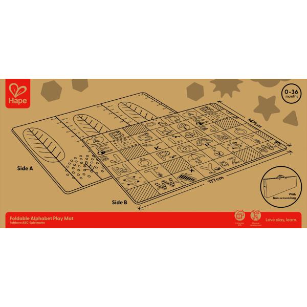 Hape Velká skládací podložka s abecedou (obrázek 5)