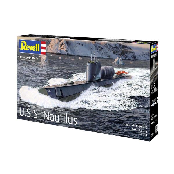 Plastic ModelKit ponorka 05184 - U.S.S. Nautilus (1:305) (obrázek 4)