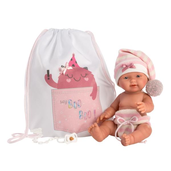 Llorens M26-314 obleček pro panenku miminko NEW BORN velikosti 26 cm s doplňky (obrázek 3)