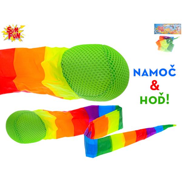 Sun Fun Vodní míč s duhovým fáborkem 95cm