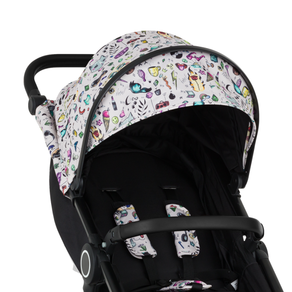 PETITE&MARS Strieška ku kočíku Street2 Limited 100 Tattoo