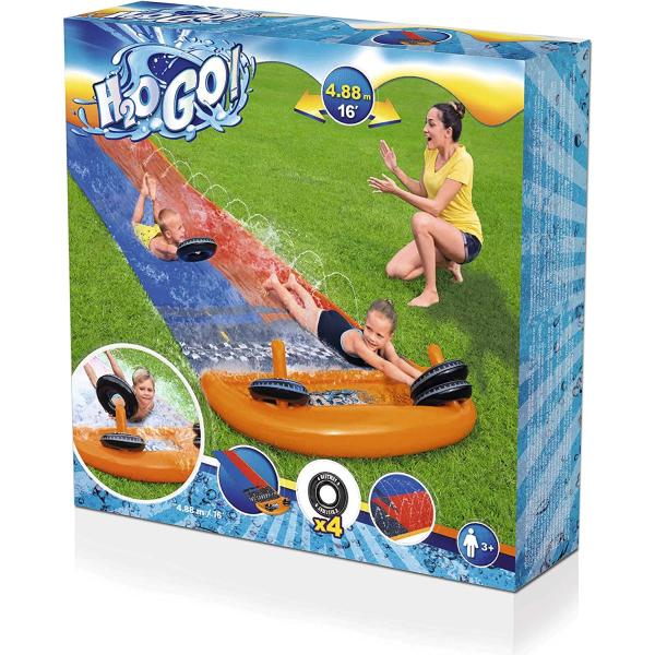 Bestway 52391 Vodní skluzavka dvojitá H2OGO! 4.88m (obrázek 11)